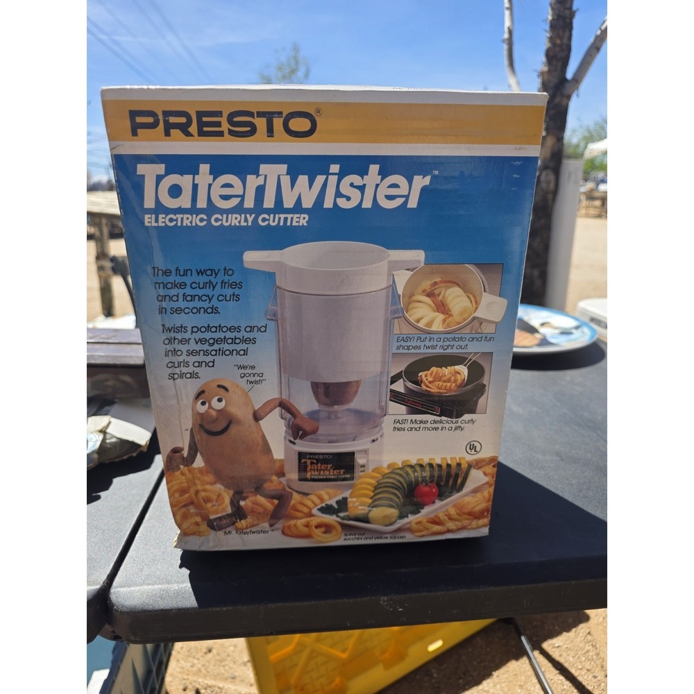 Presto Tater Twister Electric Curly Cutter #02930 - Brand New